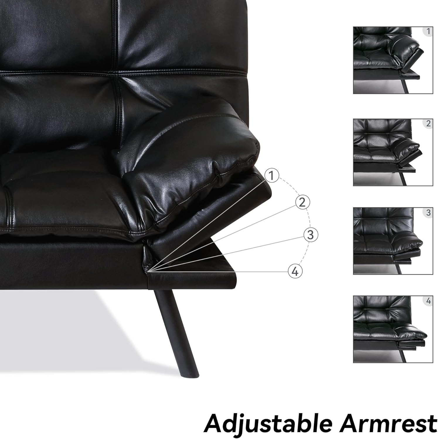 1 2 1 2 3 3 4 4 Adjustable Armrest