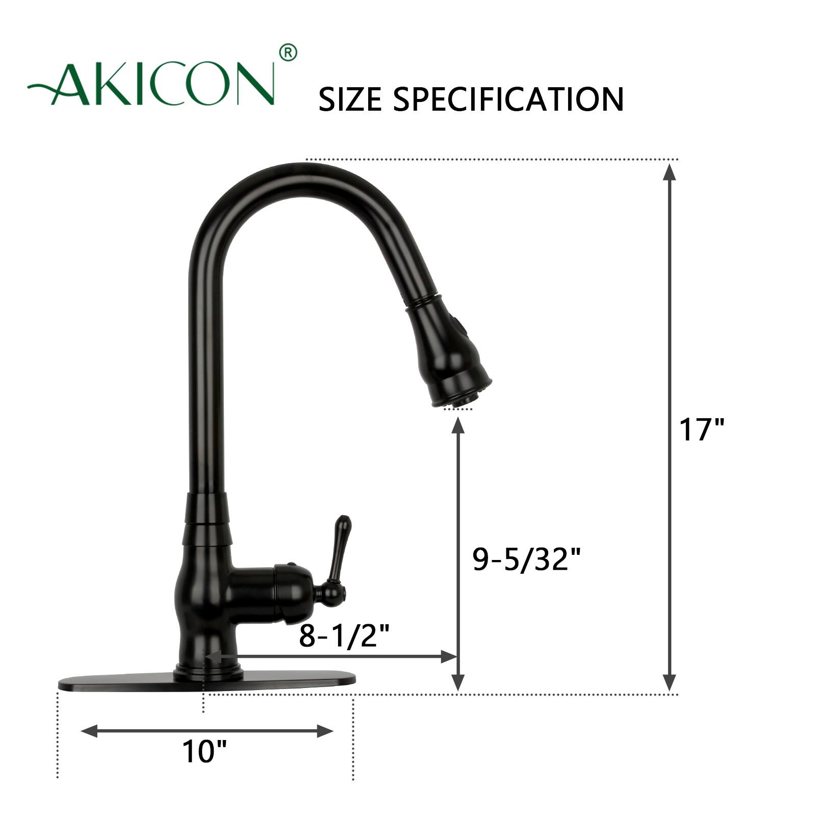 AKICON SIZE SPECIFICATION  
17"  
9-5/32"  
8-1/2"  
10"