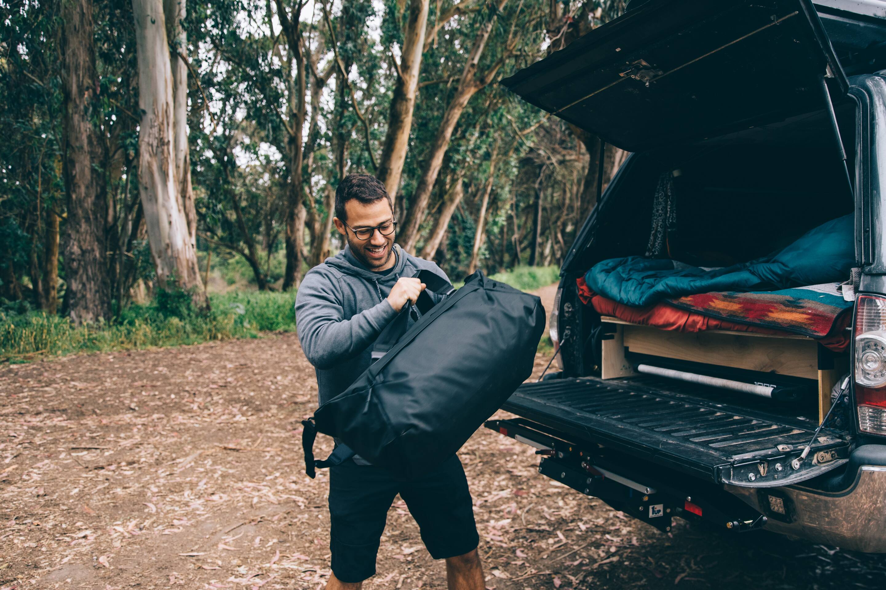 Alt View 18. Peak Design - Travel Duffelpack 65L - Black.