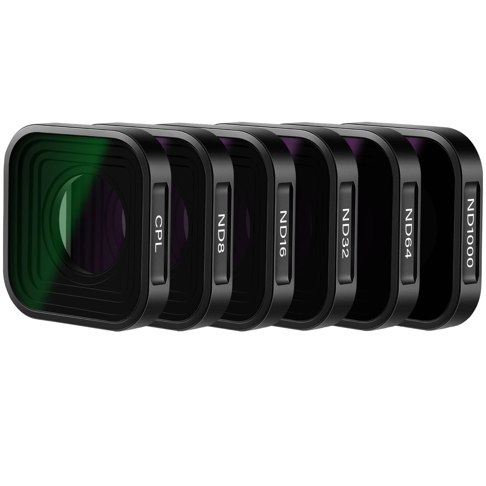 Neewer - 6-Pack ND/CPL Filter Set for GoPro Hero 12-9 ND8-1000 & CPL