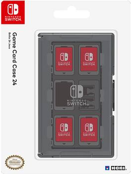 Case - HORI Cardcase 24 - Grey: Officially Licensed by Nintendo - Multicolor