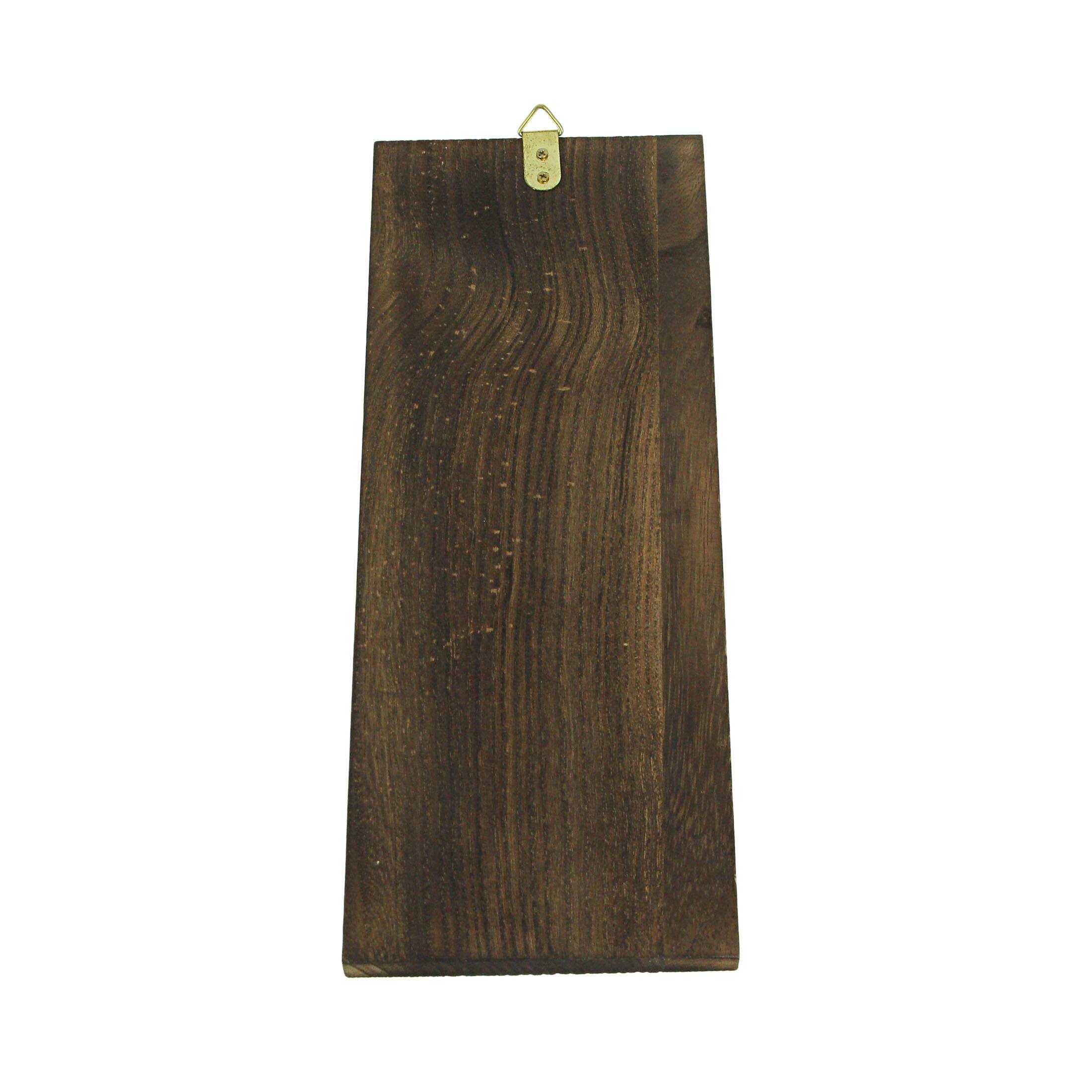 Alt View 2. Zeckos - Set of 3 Wood Framed Glass Bottle Wall Vases Bohemian Style Boho Decor - Brown.