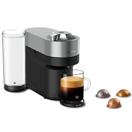 Nespresso - Vertuo Pop+ Deluxe Coffee and Espresso Maker by Breville - Titan Grey