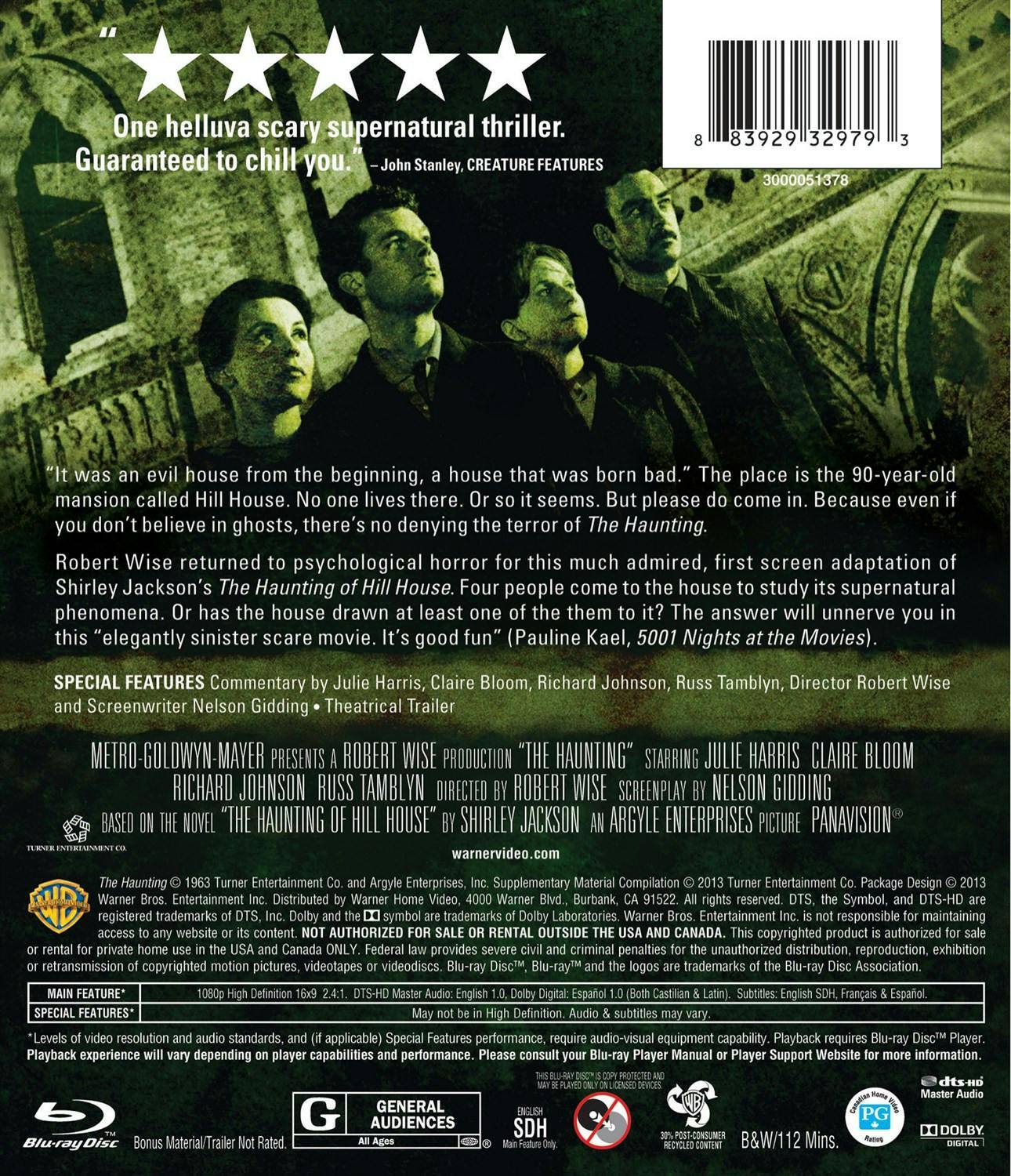 Back. The Haunting [Blu-ray].