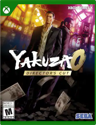 XBOX SERIES X
YAKUZA 0
DIRECTOR'S CUT
MATURE 17+
JEUNES ADULTES 17+
ESRB
SEGA - M (Mature 17+)