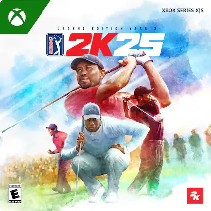 XBOX SERIES X/S
PGA TOUR
2K25
LEGEND EDITION YEAR 2
EVERYONE E ESRB - E (Everyone)