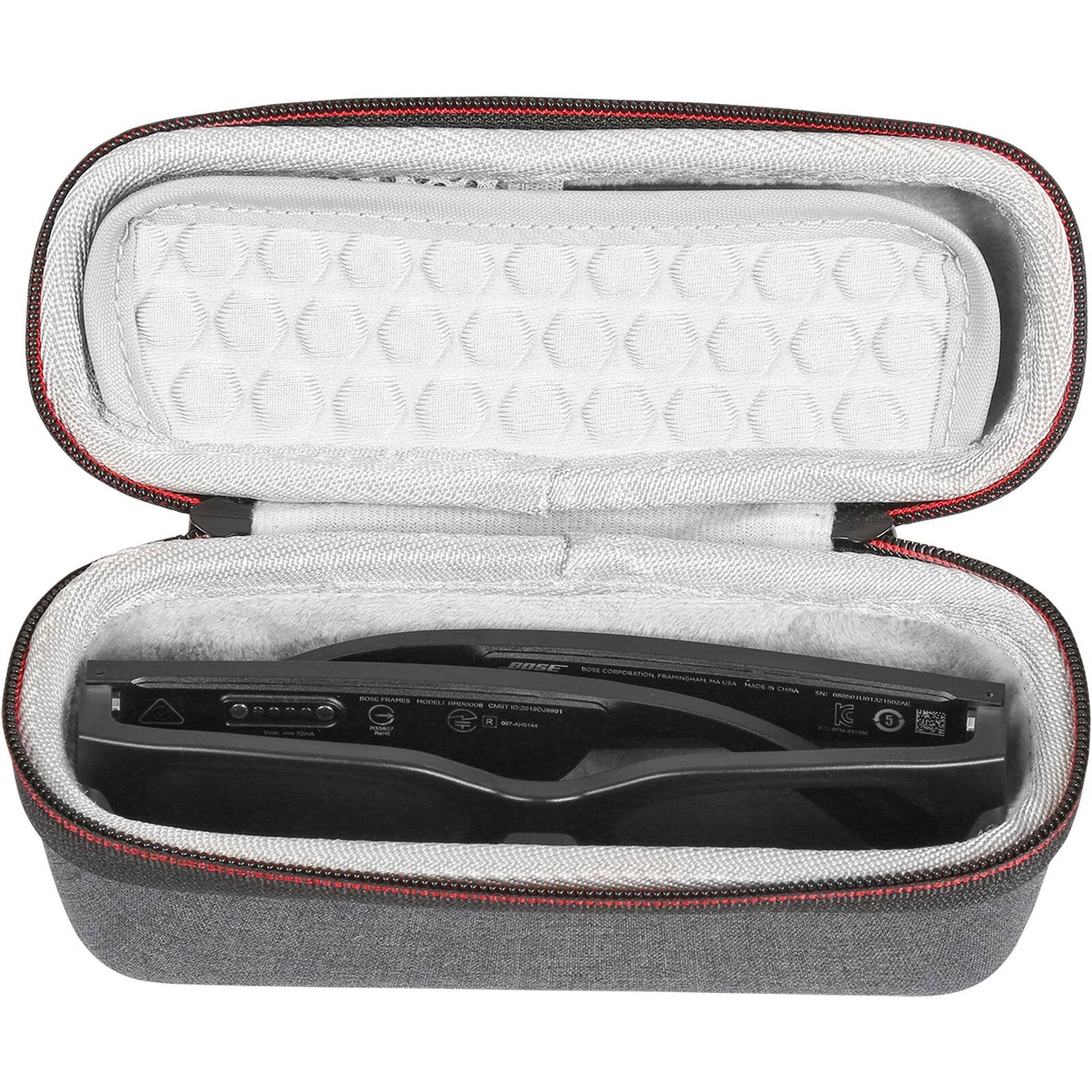 Alt View 12. SaharaCase - Travel Carry Case for Meta Ray-Ban Bluetooth Glasses - Space Gray.