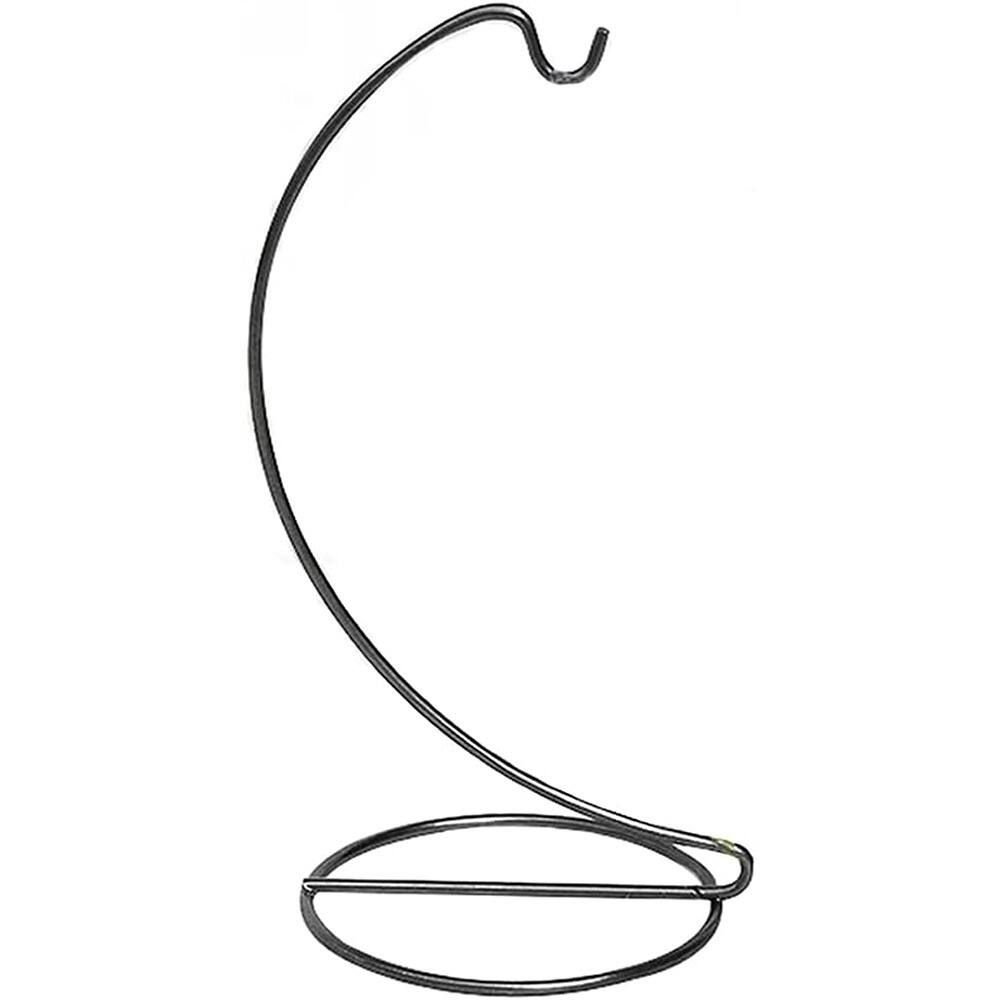 Alt View 2. PARKER SLATER - Black Ornament Display Stand, 9.1"x4.1" Tabletop Hanger for Ornaments & Plants - Black.