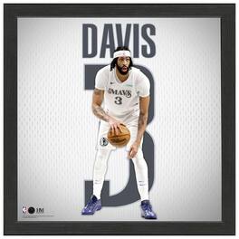 Highland Mint - Anthony Davis Dallas Mavericks 13" x 13" Impact Jersey Frame - Multicolor