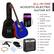 bcp ALL-IN-ONE ACOUSTIC-ELECTRIC GUITAR KIT
- 4 Months Free Lessons
- In-App Digital Tuner
- Guitar
- Carrying Case
- Strap
- Pick Set
- Cleaning Cloth
- 10-Watt Amp
- Extra Strings
- Amp Cable
- Pick Guard
- Capo
- Cable