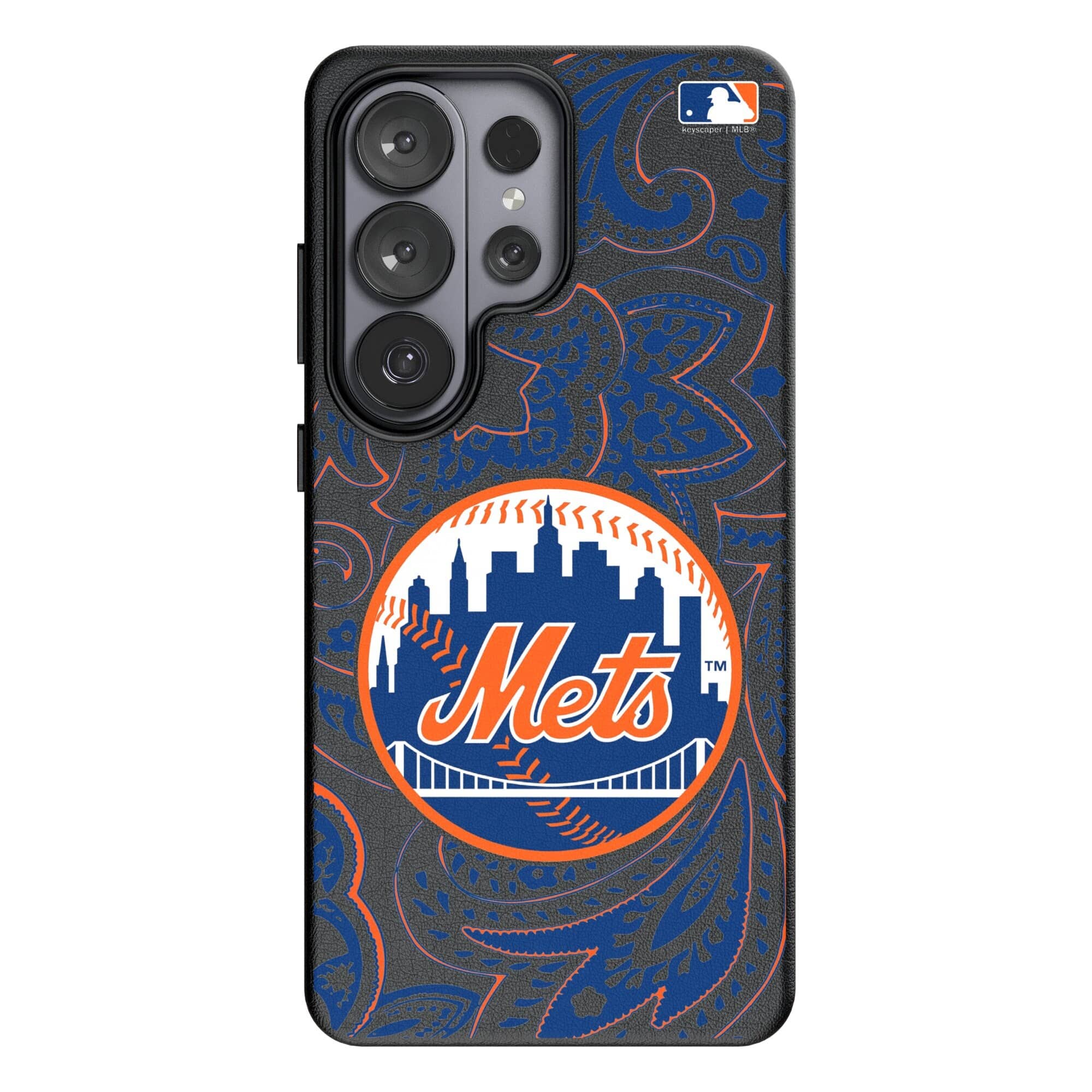 Keyscaper - MLB - New York Mets - Paisley Galaxy Magnetic Bump Case - S26 Plus - Black price history on PriceWatchPro