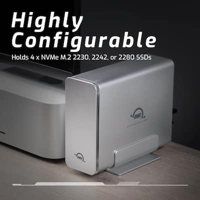OWC Express 4M2 Four Slot USB4 (40Gb/s) External Storage Enclosure OWC Express 4M2 Four Slot USB4 (40Gb/s) External Storage Enclosure