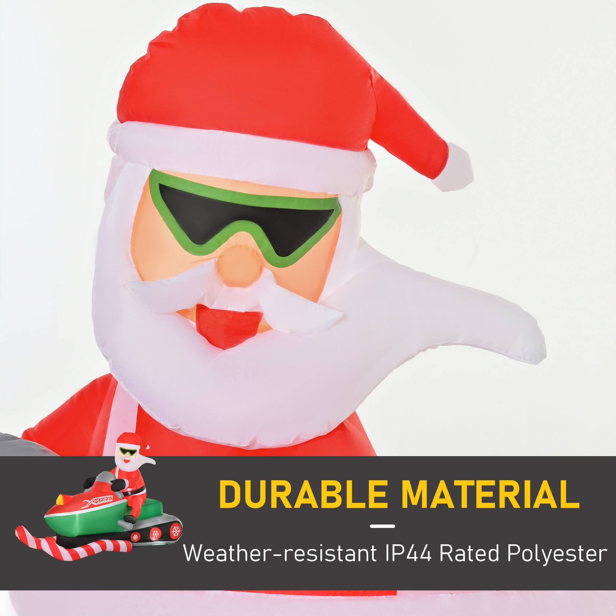 DURABLE MATERIAL  
Weather-resistant IP44 Rated Polyester