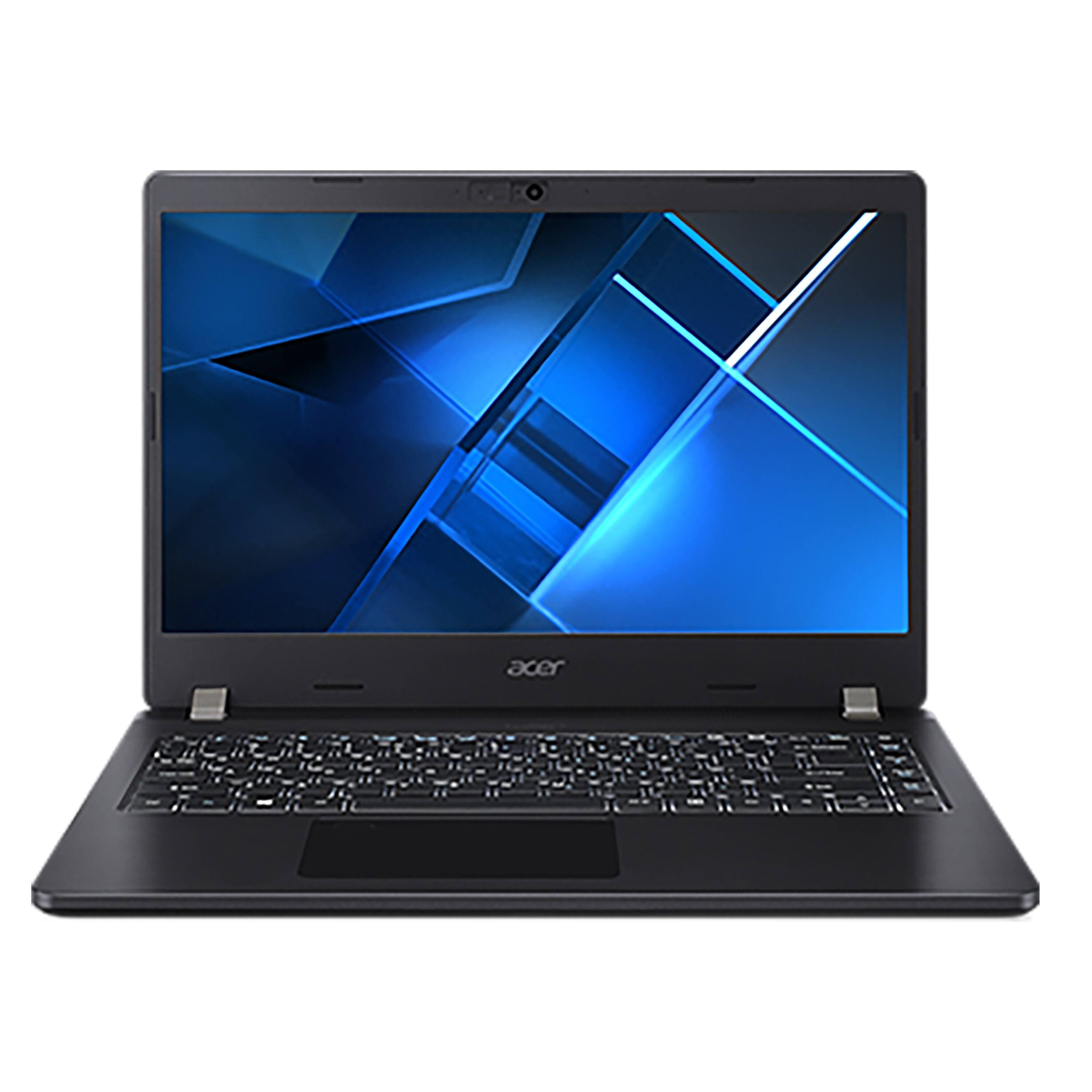 Front. Acer - TravelMate P2 P214-53 14" Laptop - Intel Core i5 - 8 GB Memory - 256 GB SSD - Shale Black.