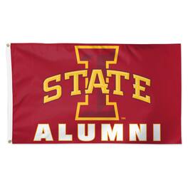 WinCraft - Iowa State Cyclones 3' x 5' Single-Sided Deluxe Alumni School Supporter Flag - Multicolor