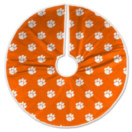 Pegasus - Clemson Tigers Microplush Christmas Tree Skirt - Multicolor