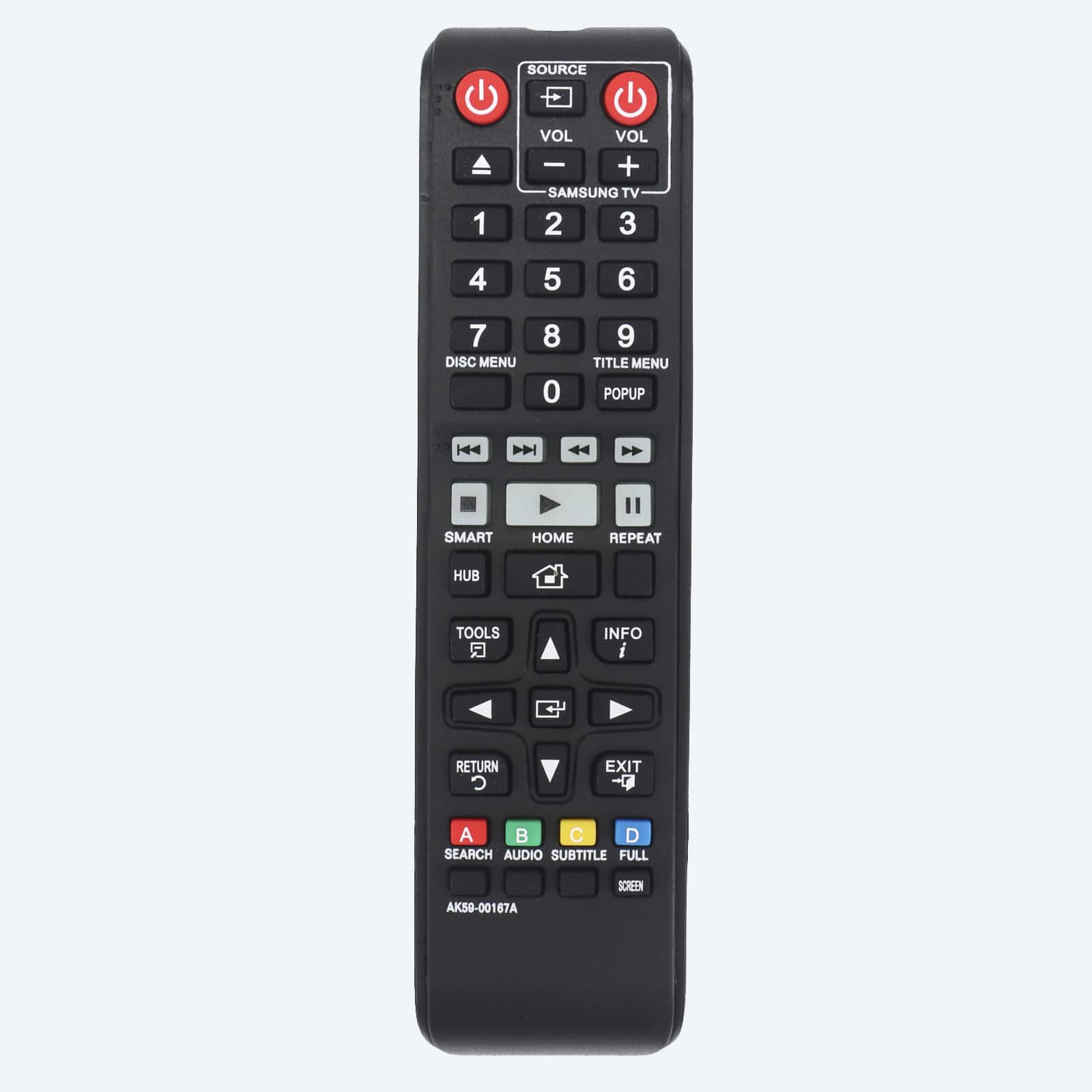 ALLIMITY - Replacement Remote Control AK59-00167A, Fit for Samsung Blu-Ray Player BD-J6300 BD-J6300/ZA BD-JM63 BD-JM63C BD-F7500 - Black price history on PriceWatchPro
