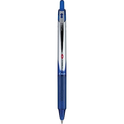 Alt View 1. Pilot -  VBall RT Retractable Rollerball Pens, Fine Point, 0.7mm, Dozen  - Blue Ink.