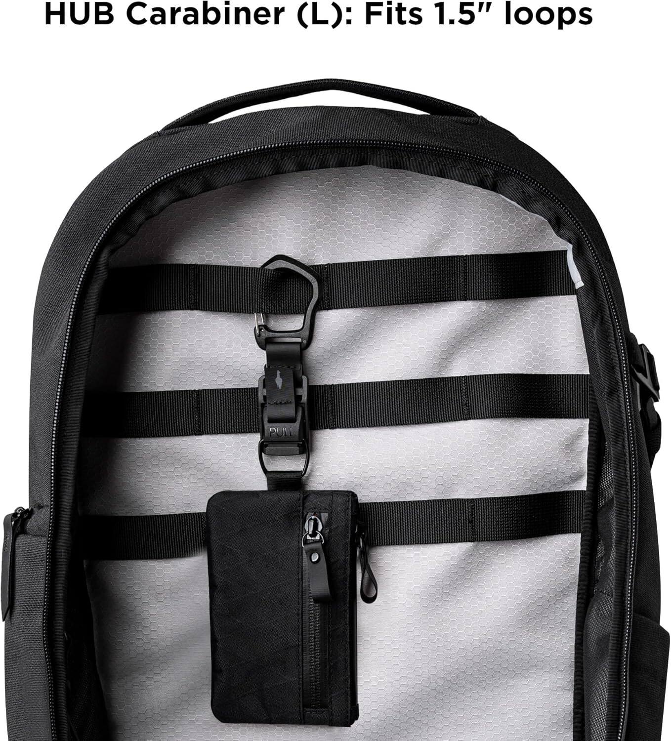 HUB Carabiner (L): Fits 1.5" loops