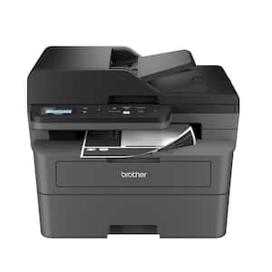 Brother - DCP-L2640DW Wireless Black-and-White Refresh Subscription Eligible 3-in-1 Laser Printer, Great for Small Offices - Gray