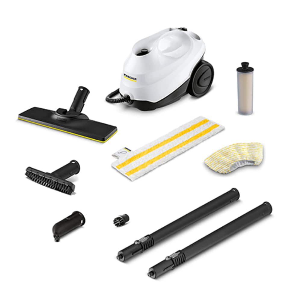 Karcher - SC 3 Steam Cleaner, Powerful Multi Purpose Portable Heavy Duty Steamer, for Floors, Cars, Tiles, Grout Cleaning