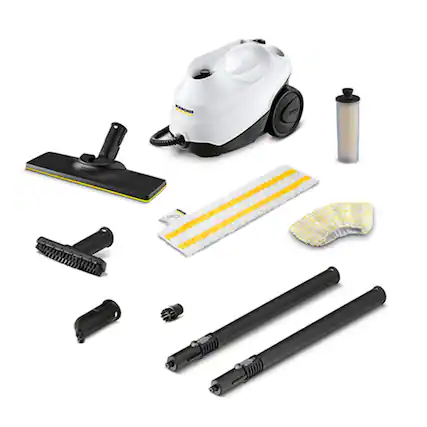 Front. Karcher - SC 3 Steam Cleaner, Powerful Multi Purpose Portable Heavy Duty Steamer, for Floors, Cars, Tiles, Grout Cleaning.