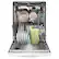 Alt View 9. Whirlpool - Whirlpool - 24” Stainless Steel Dishwasher with AI Intelligent Wash - 47 dBA .- White - White.