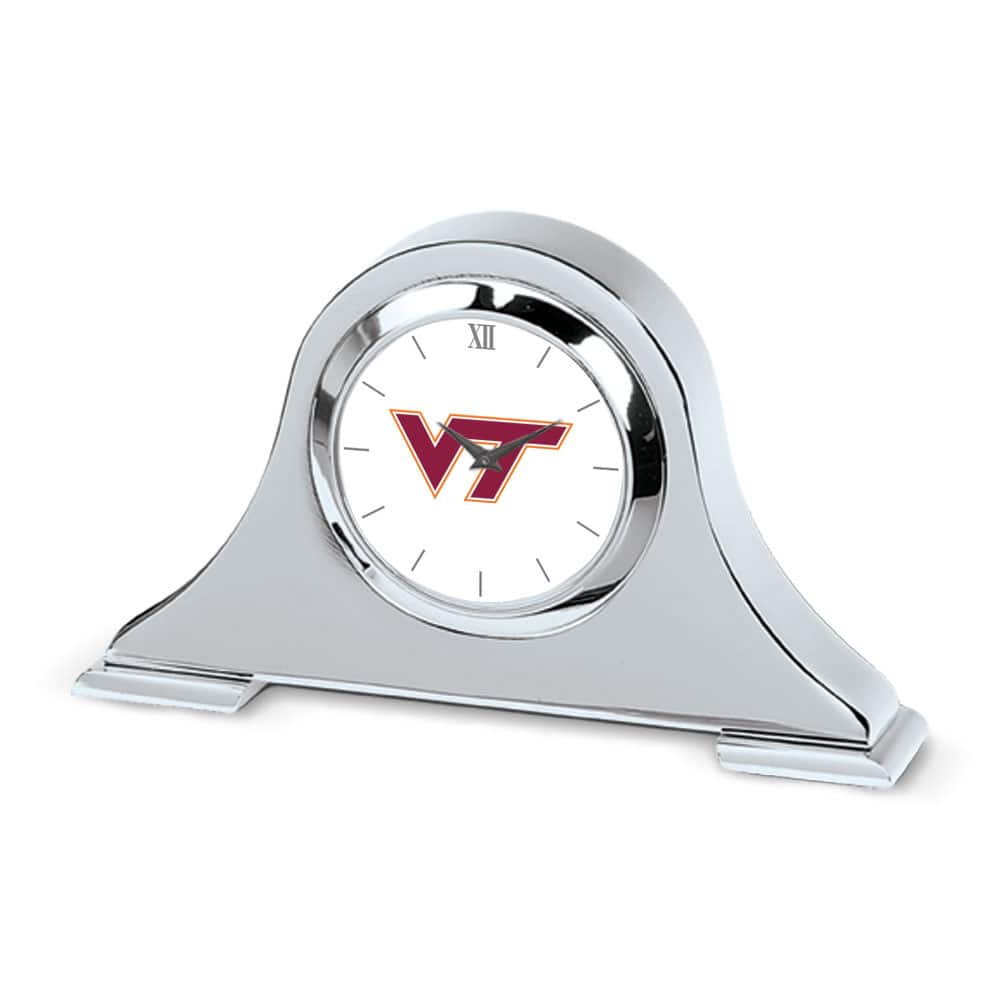 Jardine - Virginia Tech Hokies Primary Team Logo Napoleon Desk Clock - Silver price history on PriceWatchPro