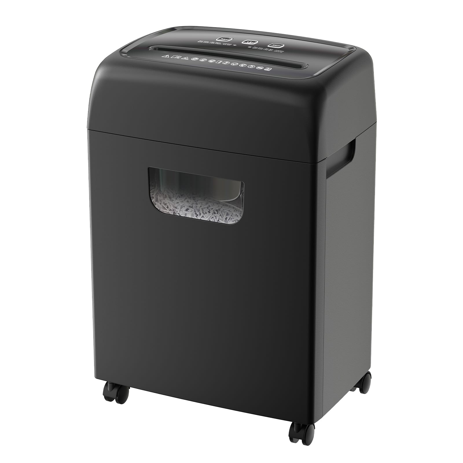 GOODSILO - 18-Sheet High Security Paper Shredder, Level P-4 Heavy Duty Cross-Cut Shredder for Home Office - 5.28 Gallon Pullout Bin - Black