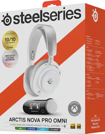 SteelSeries Arctis Nova Pro Omni 2.4 GHz Wireless Over The Ear SteelSeries Arctis Nova Pro Omni 2.4 GHz Wireless Over The Ear