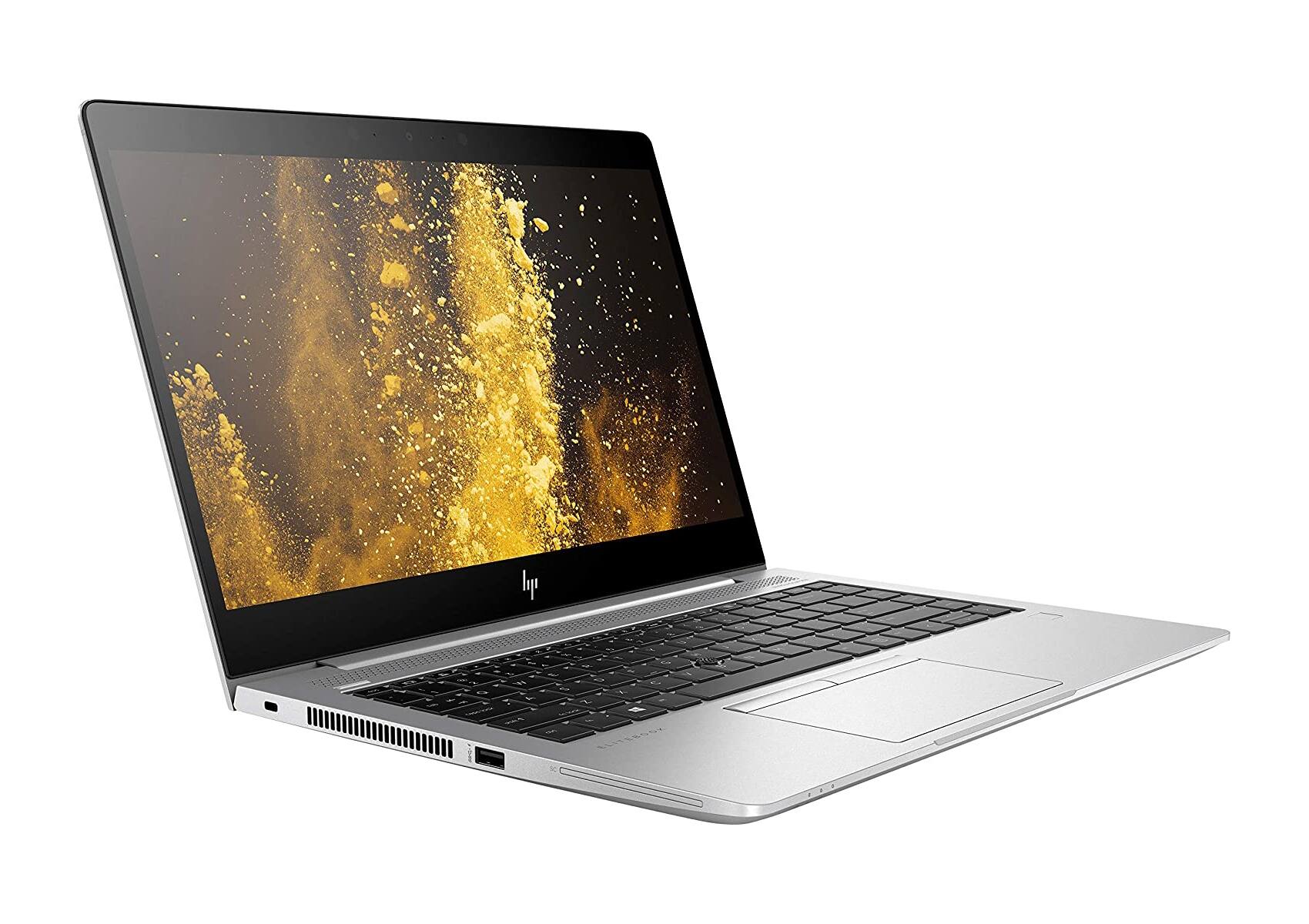 Angle. HP - HP EliteBook 840 G6 Core i7-8665U 1.9GHz, 32GB, 512GB NVMe SSD, 14" FHD, Windows 11 Pro - Silver.