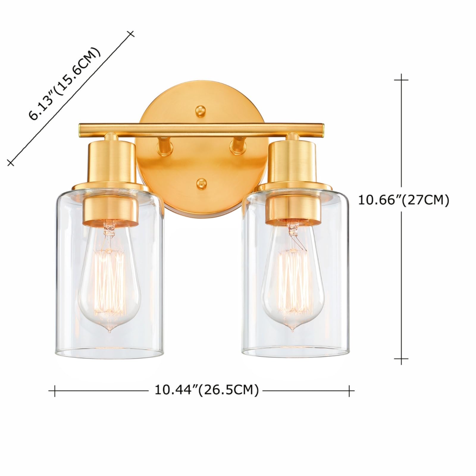 6.13" (15.6CM)  
10.66" (27CM)  
10.44" (26.5CM)