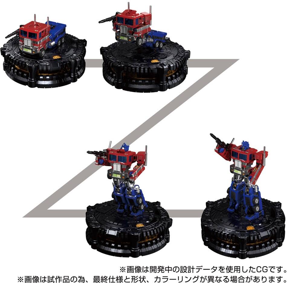 Alt View 5. Transformers - KS-01 Convoy KaraKuri Statue T-Spark | Transformers 40th Selection.