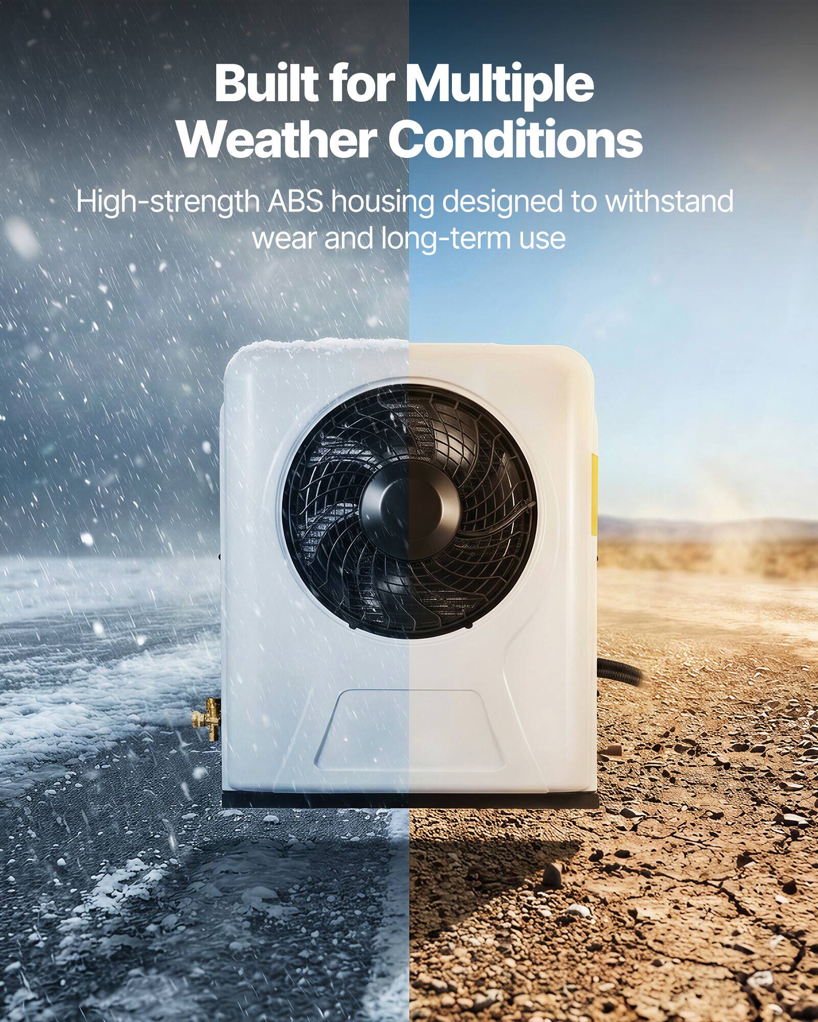Built for Multiple Weather Conditions

High-strength ABS housing designed to withstand wear and long-term use