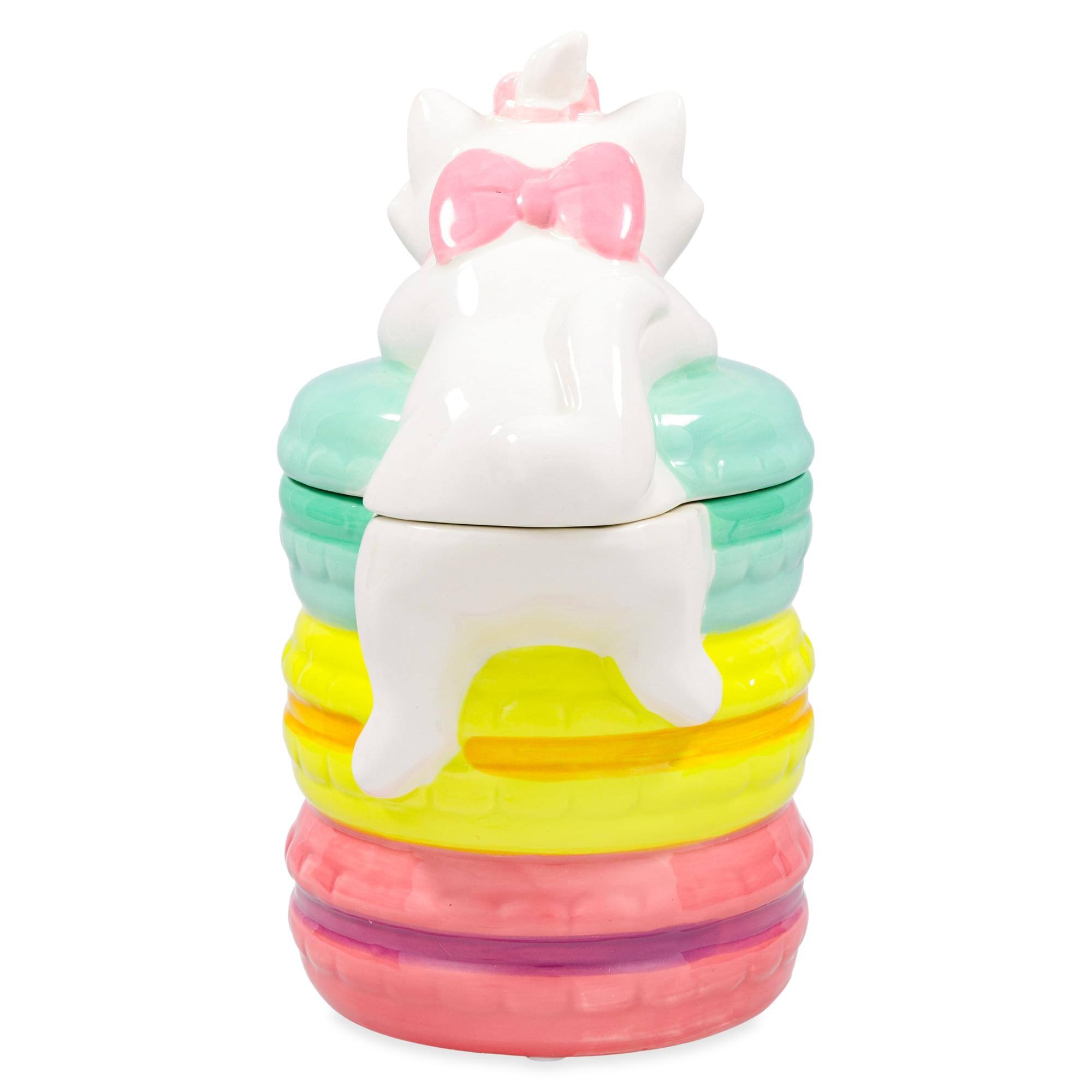 Alt View 10. Silver Buffalo - Disney The Aristocats Marie Macarons 6-Inch Sculpted Ceramic Snack Jar - Multi-Colored.