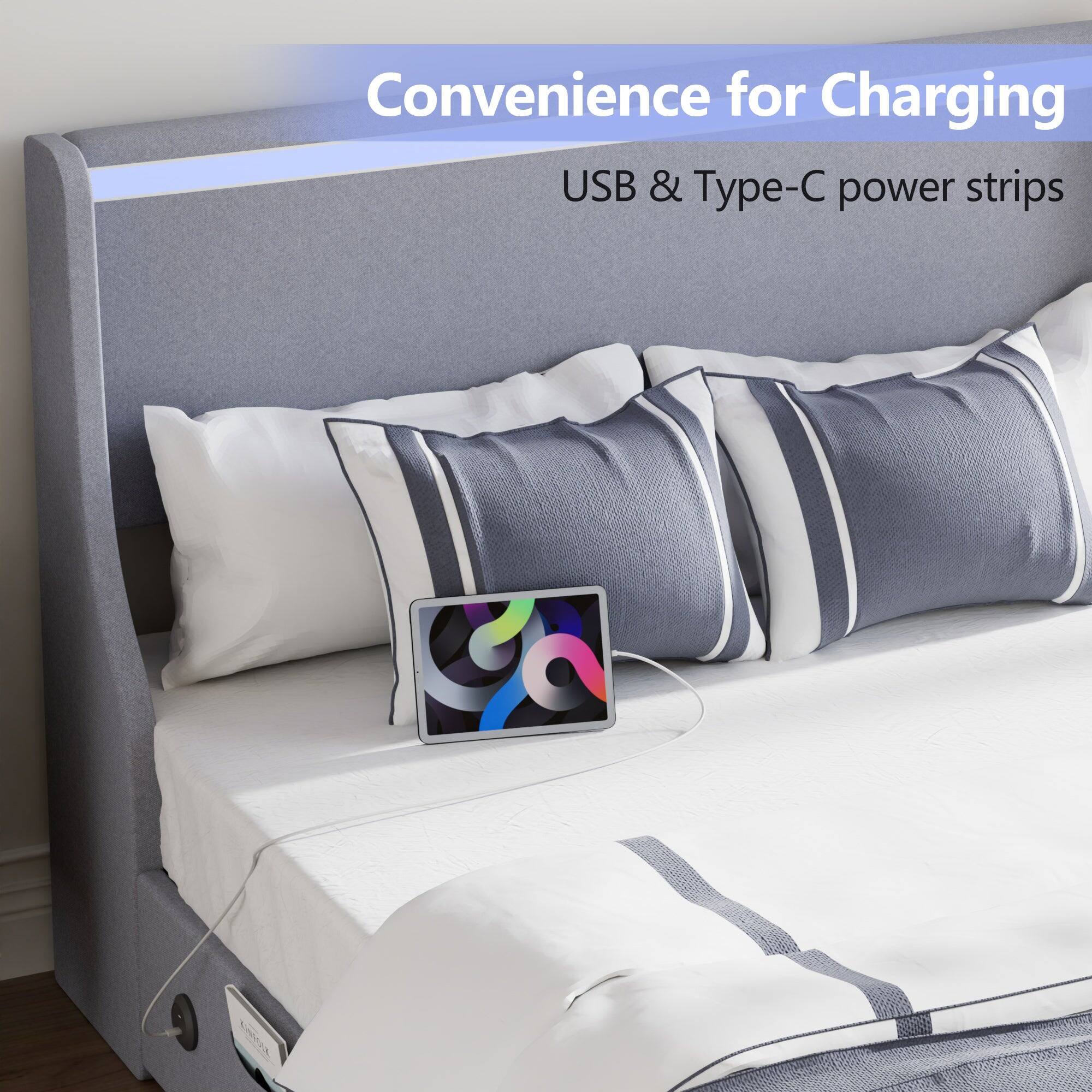 Convenience for Charging  
USB & Type-C power strips