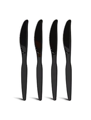 Alt View 1. Perk - Polystyrene Knife, Heavy-Weight, 100/Pack - Black.