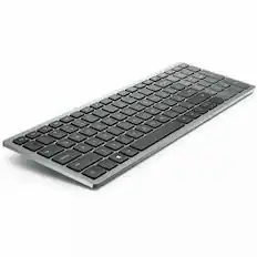 Front. Dell - Dell Keyboard - Wireless Connectivity - Scissors Keyswitch - Gray.
