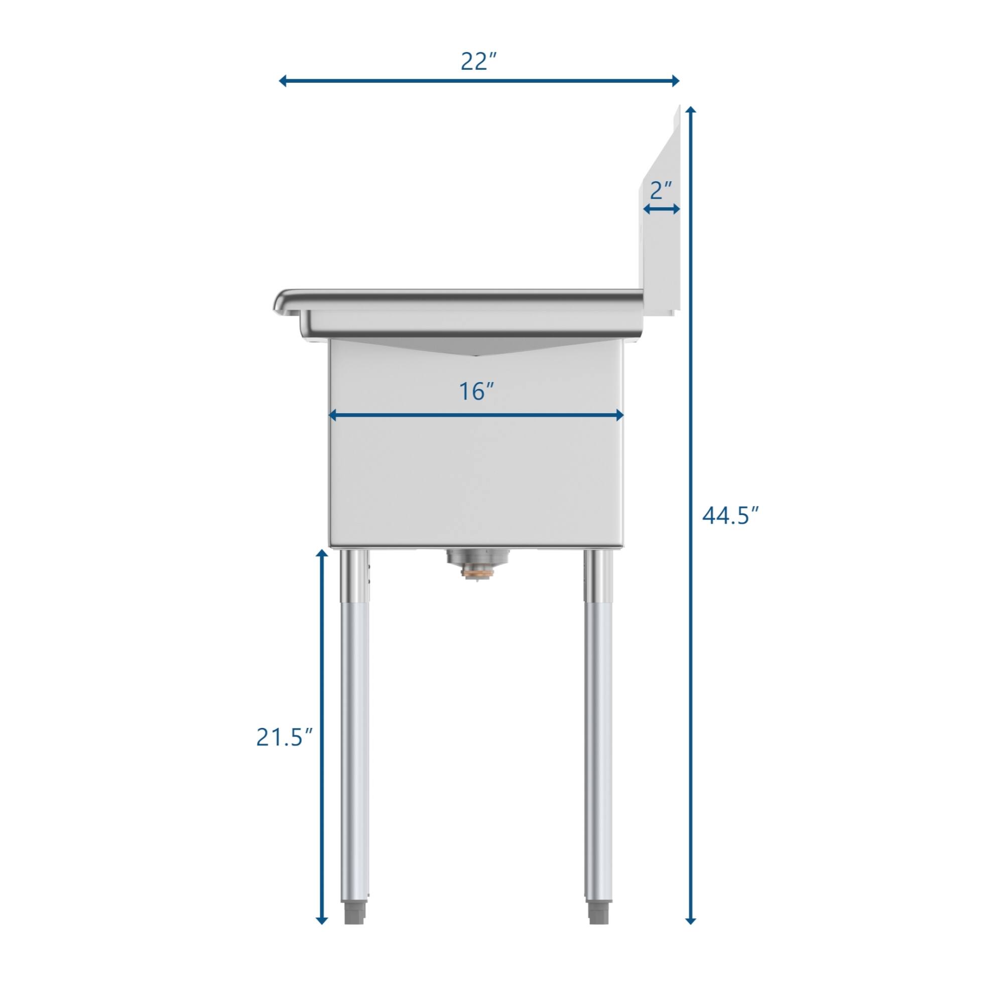 22"  
16"  
21.5"  
44.5"  
2"