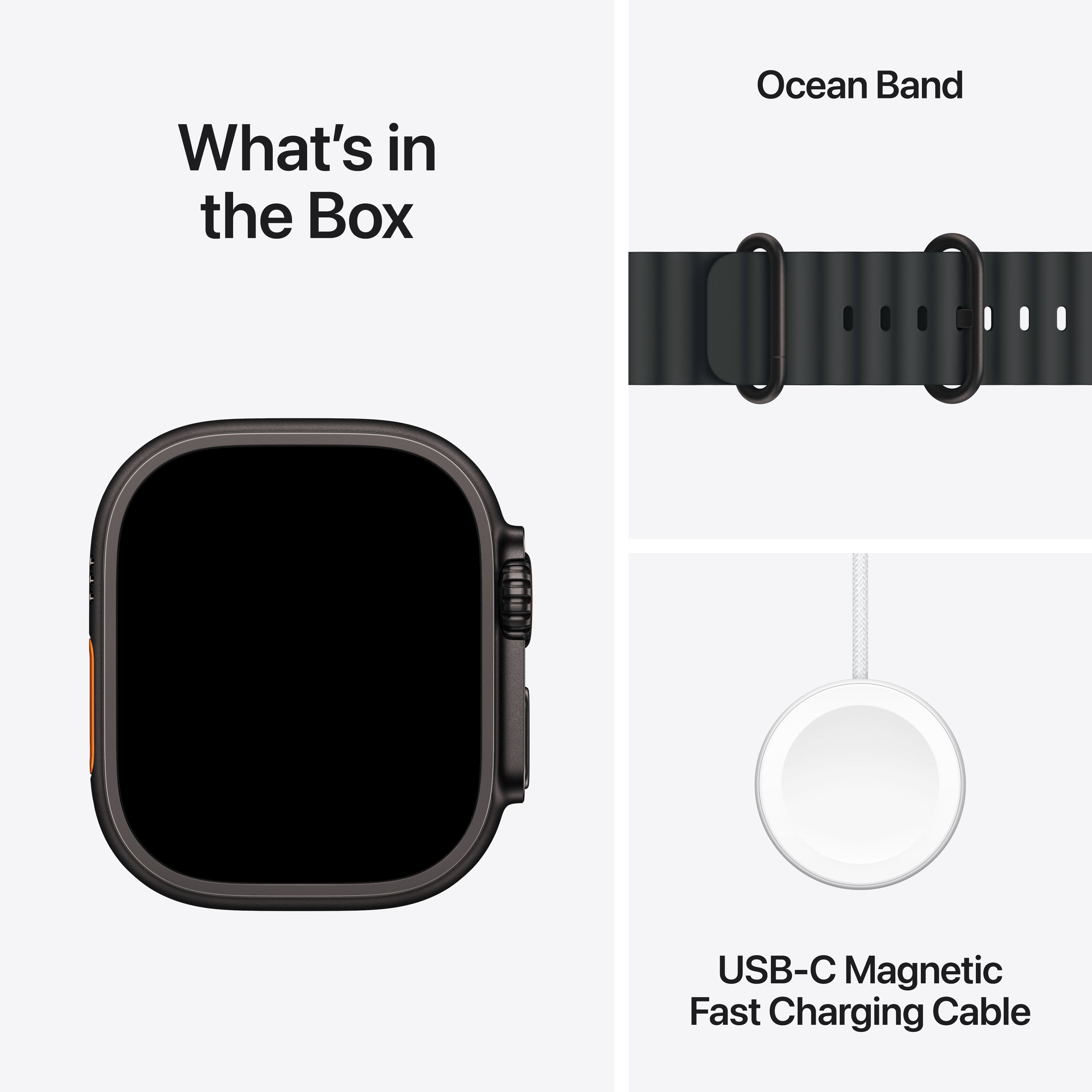 What's in the Box
Ocean Band
USB-C Magnetic Fast Charging Cable