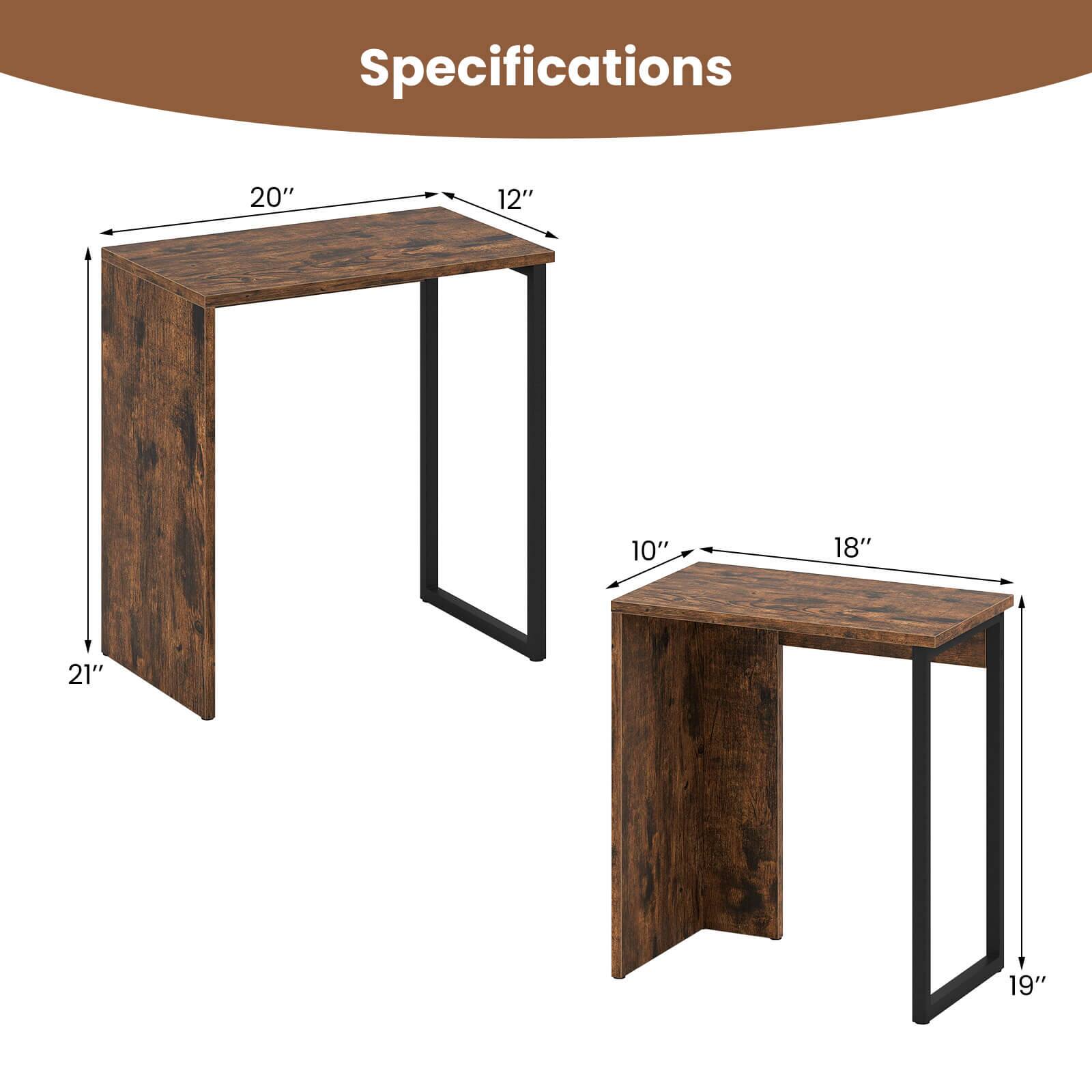 Specifications: 20" x 12" x 10" x 18" x 21" x 19".