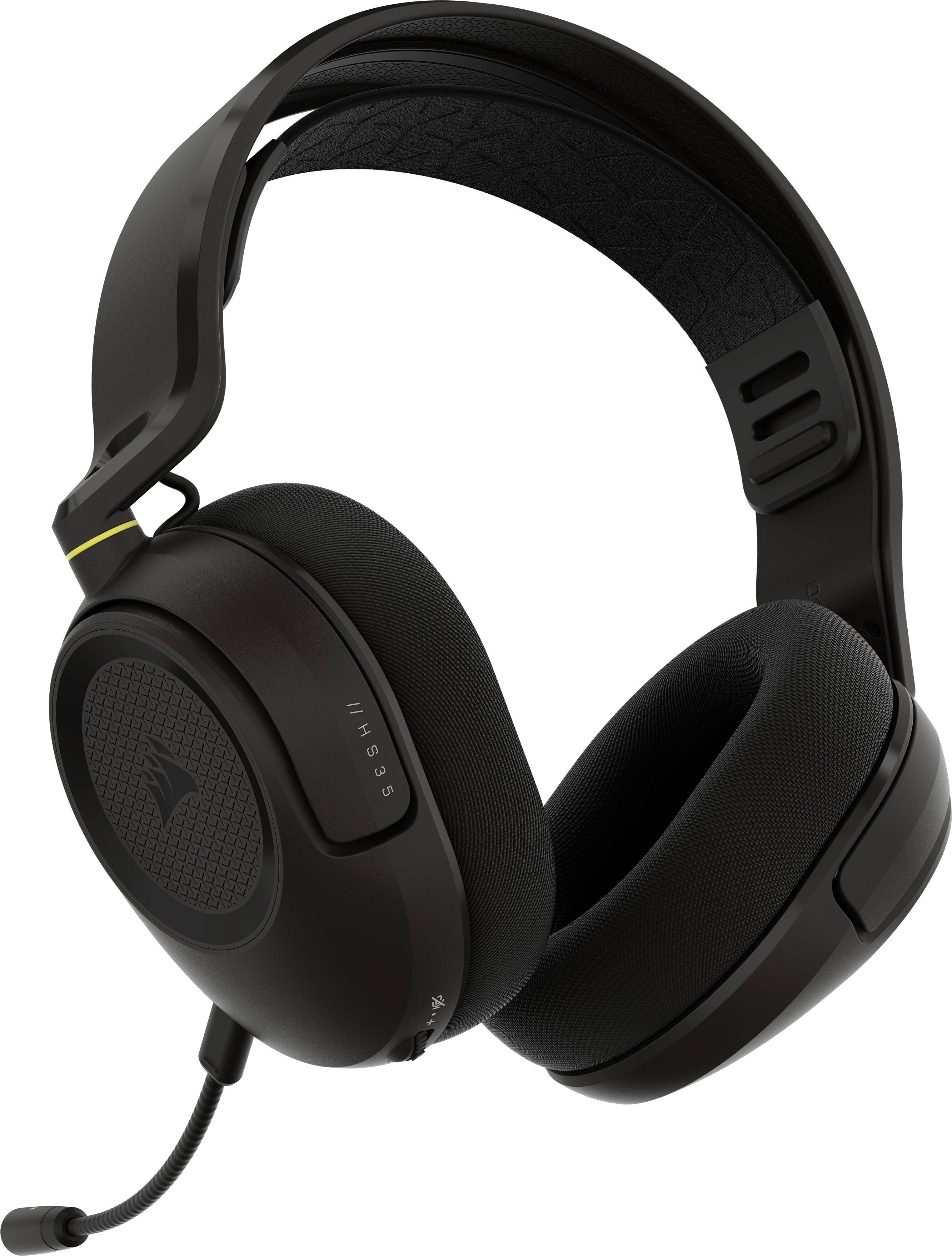 Alt View 8. CORSAIR - HS35 v3 Wireless Over-the-Ear Gaming Headset for PC,PS5,PS4, Nintendo Switch and Mobile - Carbon.
