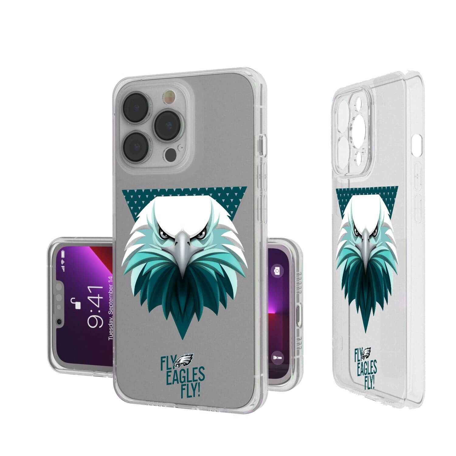 Keyscaper - NFL - Philadelphia Eagles iPhone Clear Case - 16 Plus - Multicolor price history on PriceWatchPro