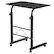 Front. Winado - 23.6" Side Table Sofa End Cart Laptop PC Rolling Computer Desk Stand Hight Adjustable Writing Table for Home Office Dorm - Black.