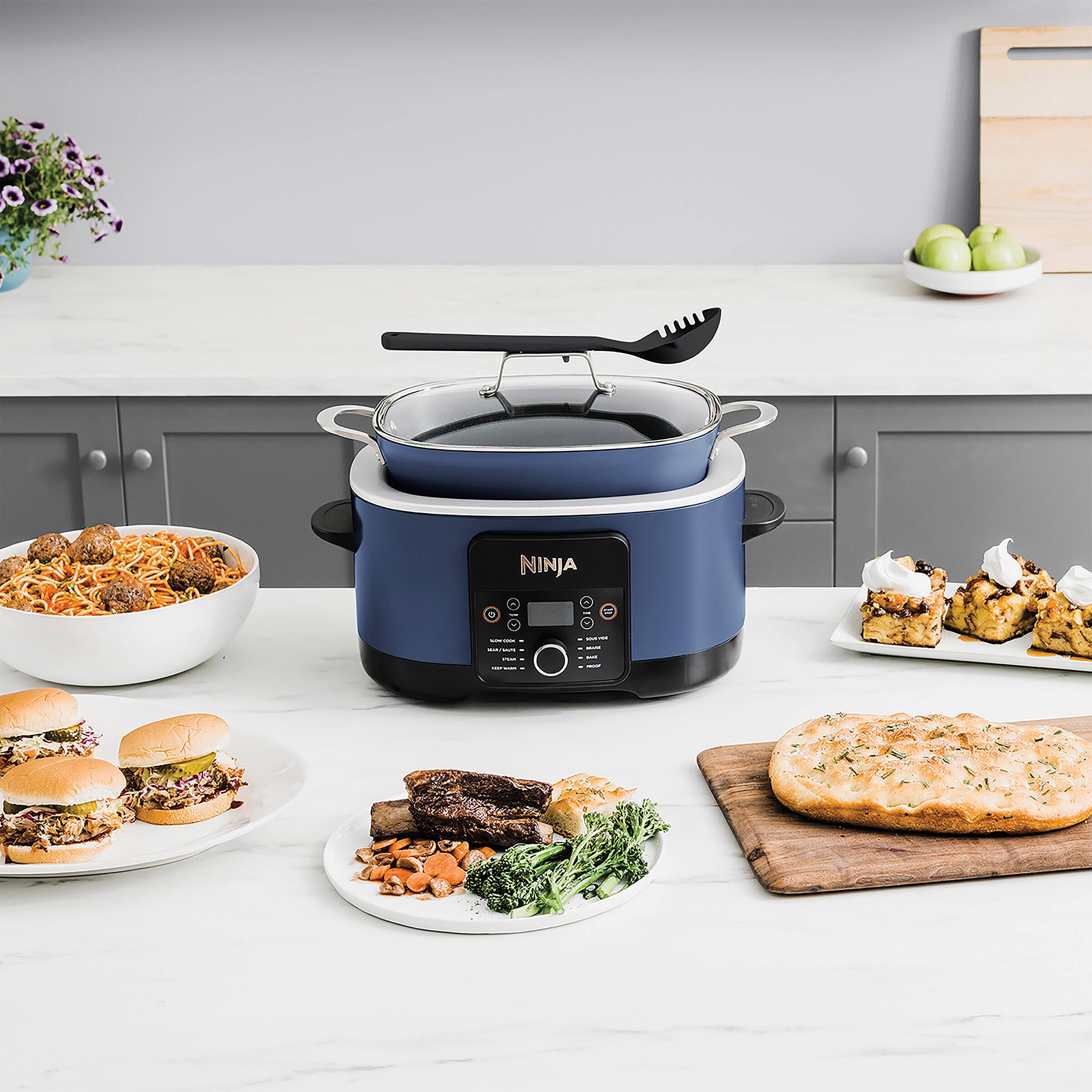 Alt View 15. Ninja - Ninja – Refurbished Foodi PossibleCooker PRO, 8.5qt Multi-Cooker - Blue.