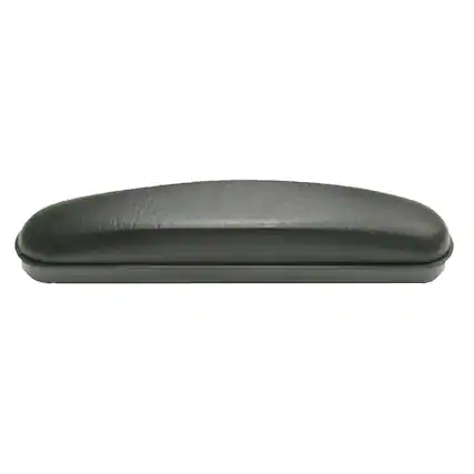 Front. Invacare - Wheelchair Armpad Desk Length High Density Black Armrest Comfort Pad - Grey.
