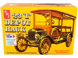 Skill 2 Model Kit 1923 Ford T Depot Hack 2-in-1 Kit 1/25 Scale Model by AMT - Multi