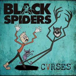 Black Spiders - Cvrses - Black & White Colored Vinyl - VINYL LP