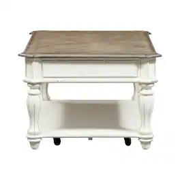 Liberty Furniture Industries - Magnolia Manor Lift Top Cocktail Table in Antique - White