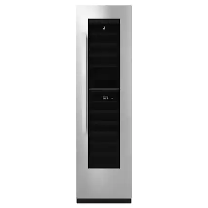 Front. JennAir - 63-Bottle Right Swing Built-In Wine Column Refrigerator - Panel Ready.